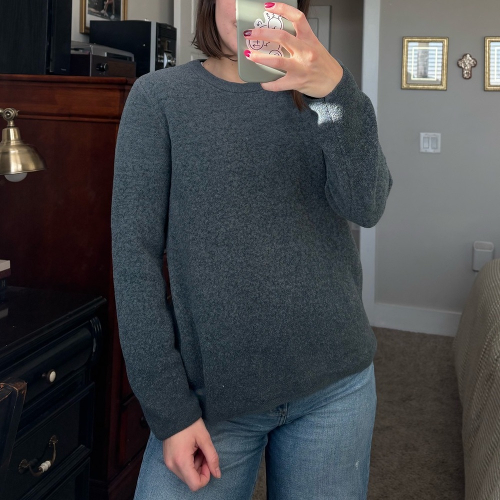 Barefoot Dreams grey cozy chic ultra lite Women's Sweater